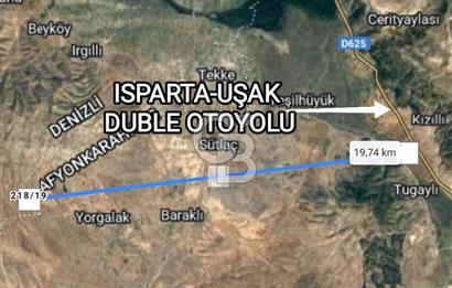 Afyon Evciler Altınova Köyünde Müstakil Tapulu 34.000 m2 Tarla