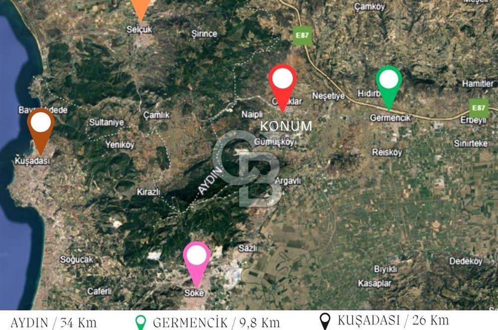 Fırsat Aydın Germencik Ortaklar Mahallesinde Satılık İmarlı Arsa