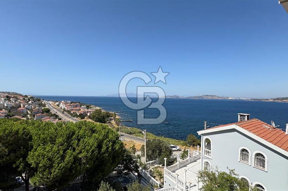 Yenifoça Deniz Manzaralı 3+2 Satılık Triplex Villa