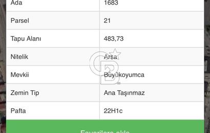 CB. AMAZON'DAN KÖRFEZ'DE SATILIK ARSA