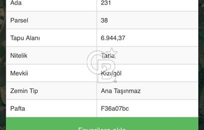 CB. AMAZON'DAN KURUGÖKÇE'DE 7 DÖNÜM TARLA