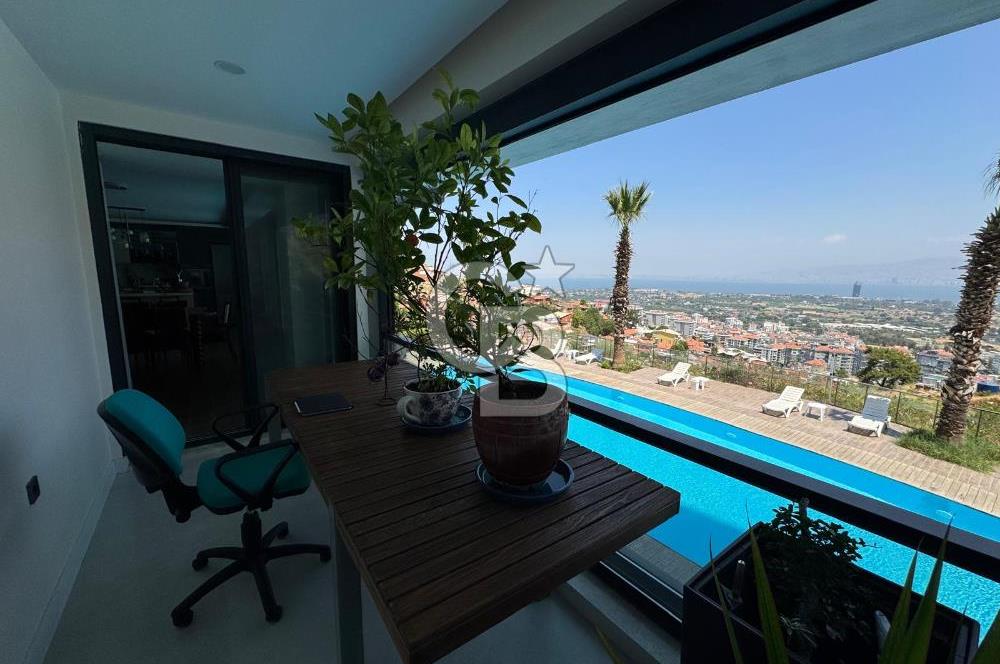 Narlıdere Evin Park Sitesi Havuzlu Manzaralı Satılık 2+1 Daire