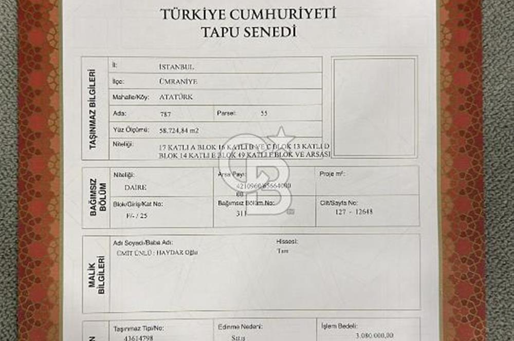 ÜSKÜDAR SALACAKTA EMSALSİZ KEYİFLİ BİR DAİRE SİZLERİ BEKLİYOR