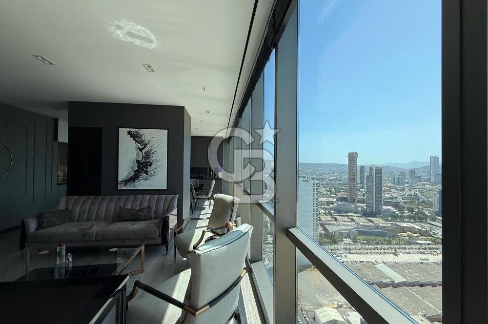 FOLKART TOWERS'DA SATILIK DENİZ MANZARALI 110 M2 OFİS