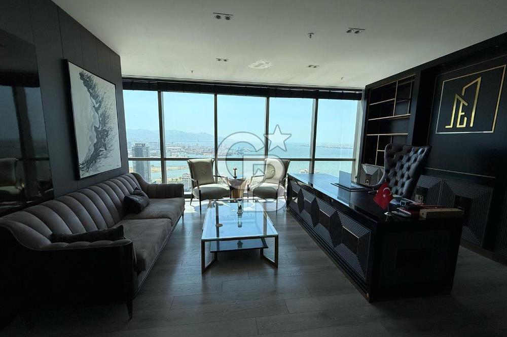 FOLKART TOWERS'DA SATILIK DENİZ MANZARALI 110 M2 OFİS