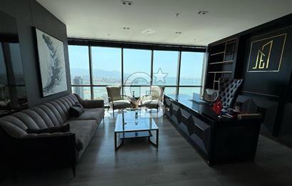 FOLKART TOWERS'DA SATILIK DENİZ MANZARALI 110 M2 OFİS