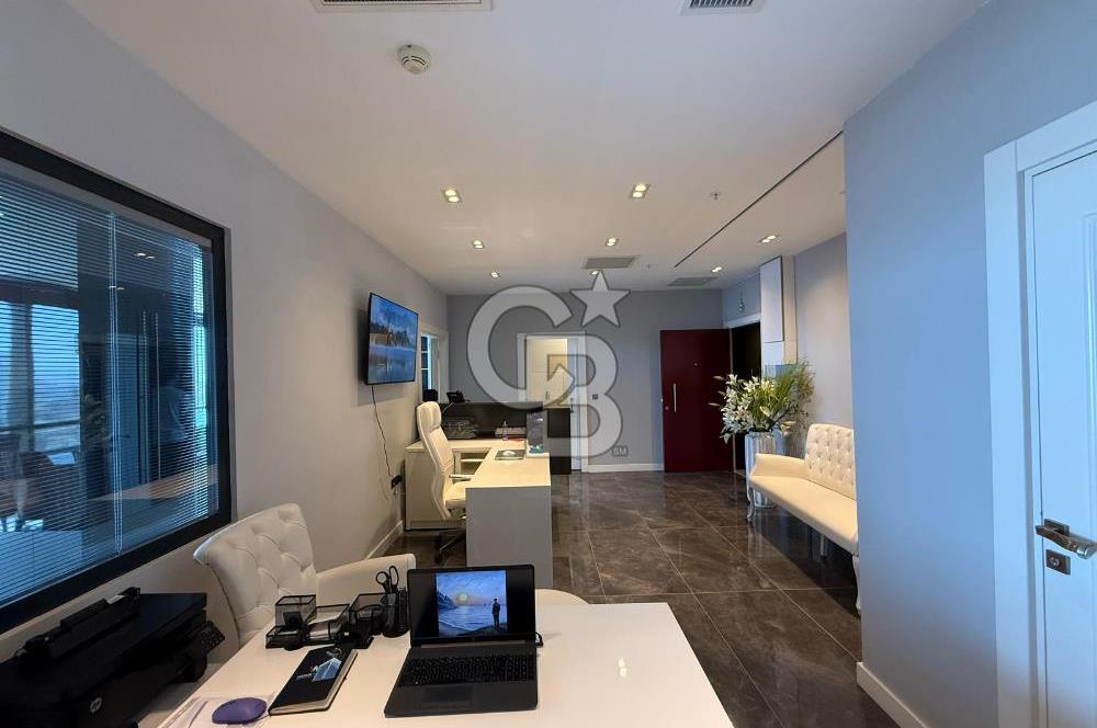 FOLKART TOWERS'DA SATILIK DENİZ MANZARALI 110 M2 OFİS