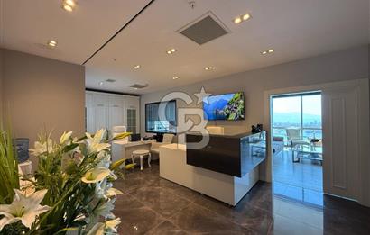 FOLKART TOWERS'DA SATILIK DENİZ MANZARALI 110 M2 OFİS