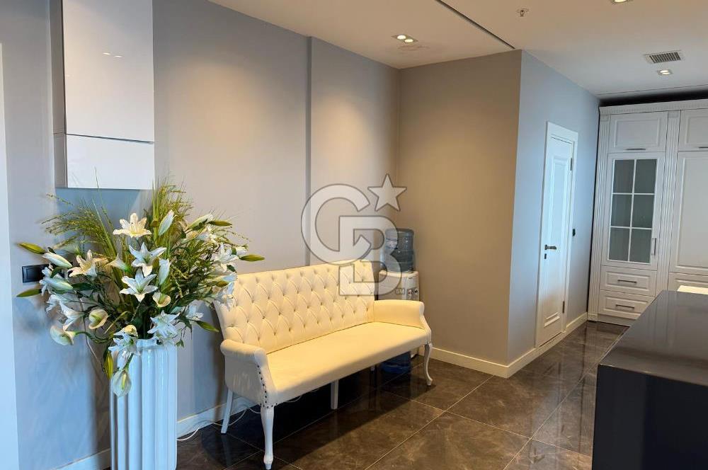 FOLKART TOWERS'DA SATILIK DENİZ MANZARALI 110 M2 OFİS