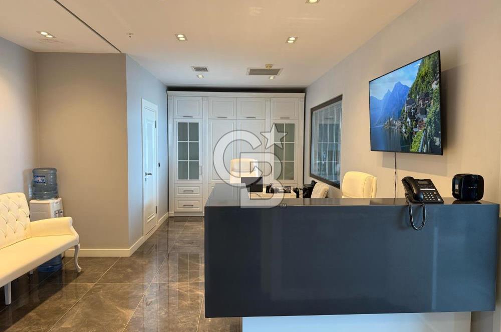 FOLKART TOWERS'DA SATILIK DENİZ MANZARALI 110 M2 OFİS