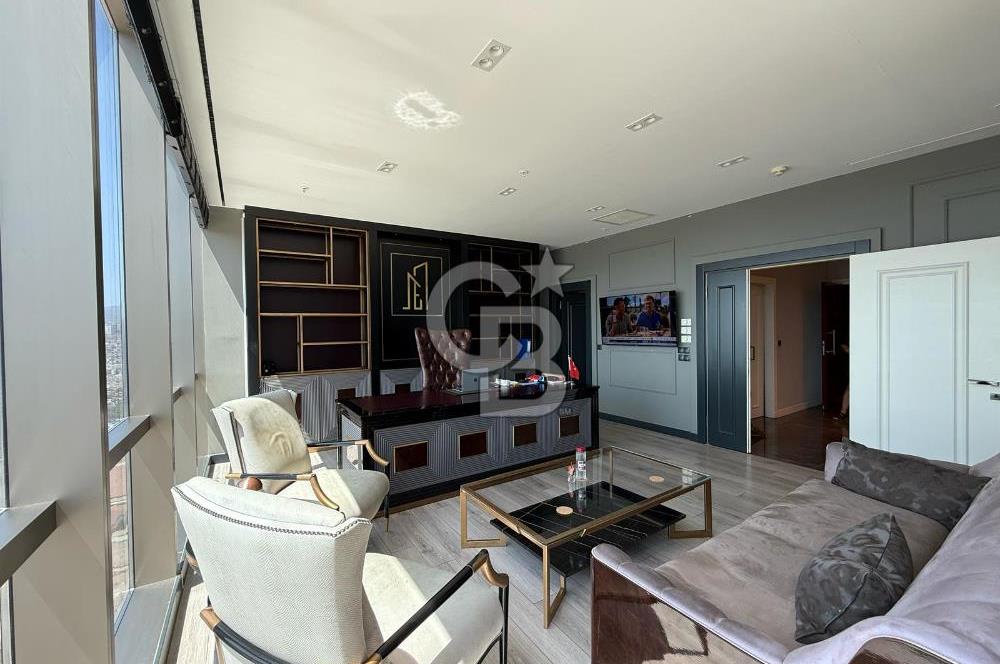FOLKART TOWERS'DA SATILIK DENİZ MANZARALI 110 M2 OFİS