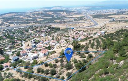 ALİAĞA SAMURLU KÖYÜNDE 4.390 m² ZEYTİNLİK MANZARALI TARLA