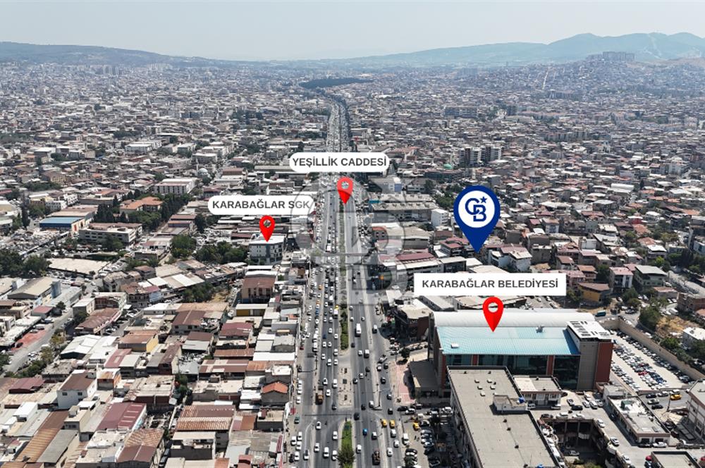 Karabağlar Cennetoğlu Mahallesinde Satılık 245 m2 işyeri