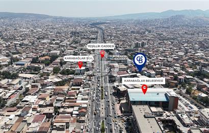 Karabağlar Cennetoğlu Mahallesinde Satılık 245 m2 işyeri