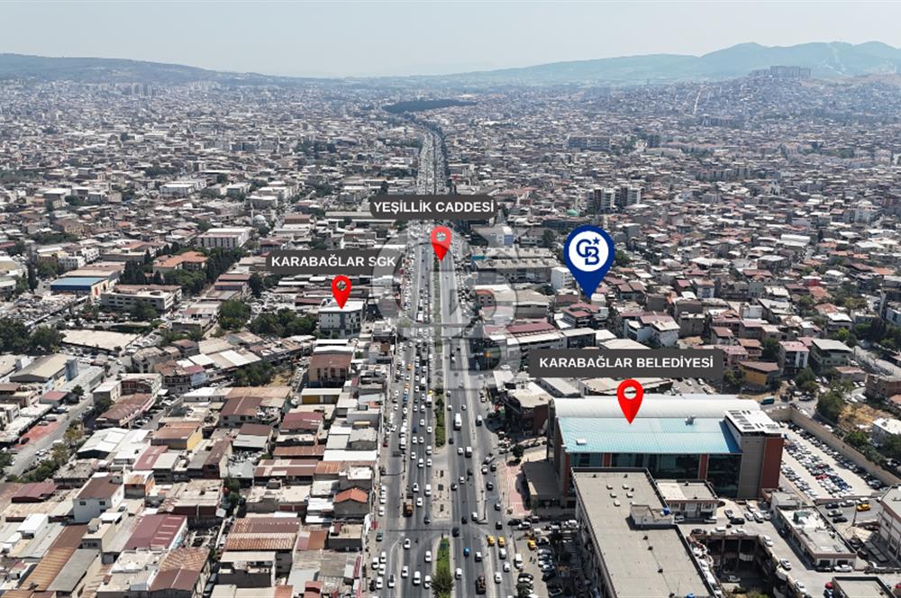 Karabağlar Cennetoğlu Mahallesinde Satılık 4 katlı Ticari Bina