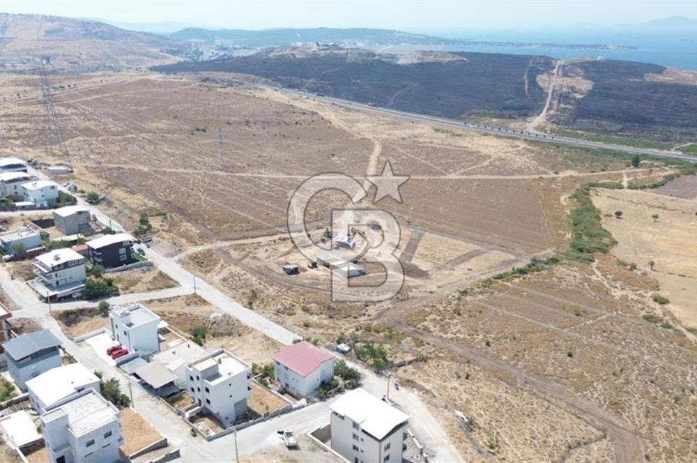 KALABAK KÖYÜNDE DENİZ MANZARALI, İMARLI 497 m² ARSA