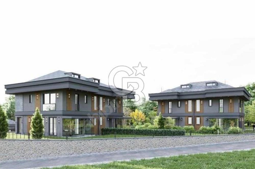 TRABZON SOĞUKSU'DA VADİ VE DENİZ MANZARALI SIFIR İKİZ VİLLALAR