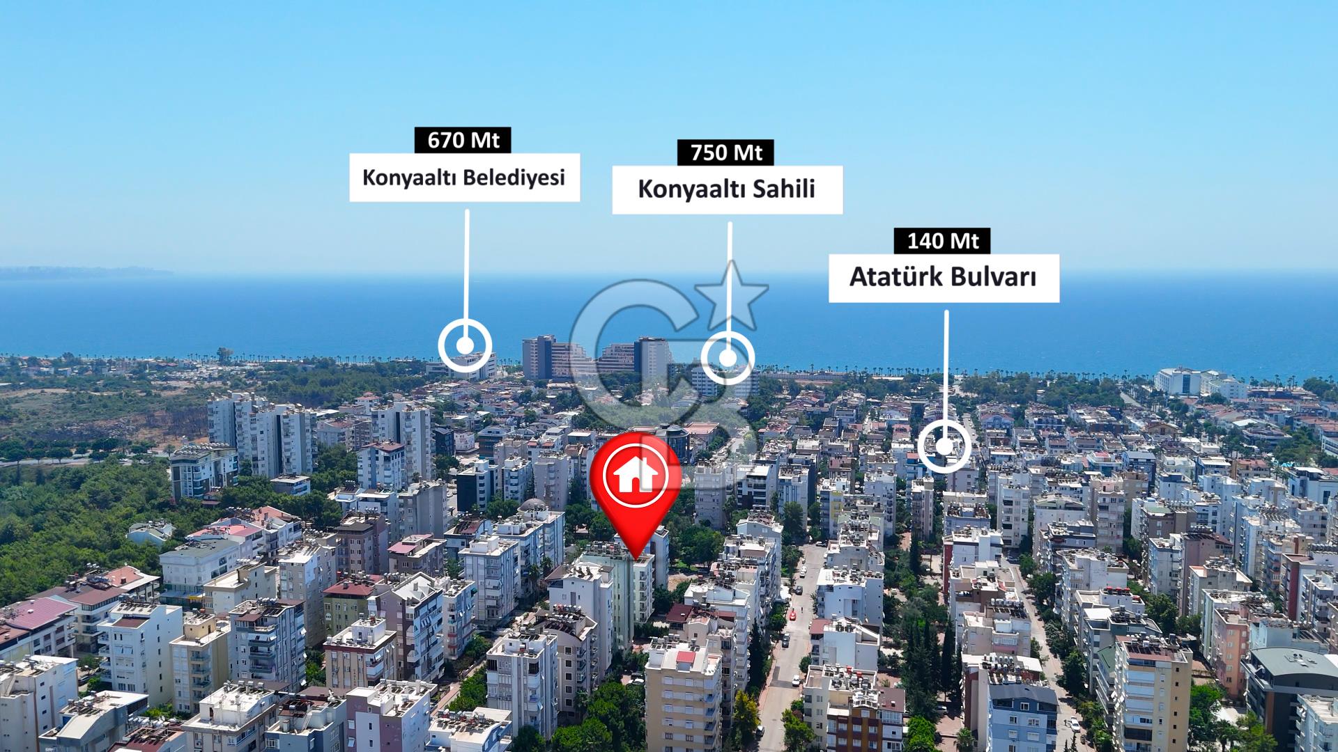 Satılık 3+1 Dubleks Altınkum Konyaaltı