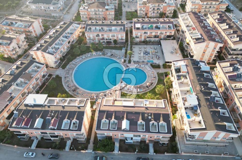 DİDİM HİSAR MAHALLESİNDE 3+1 Eşyalı Ara kat Havuzlu Sitede Satılık Daire
