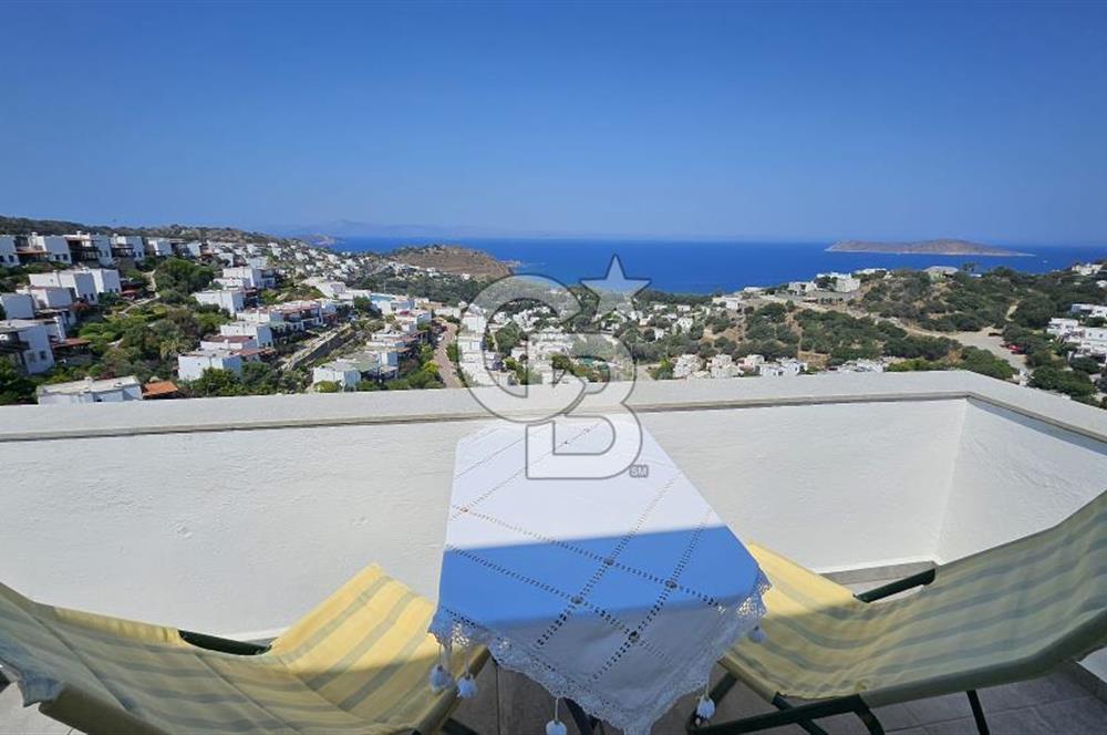 Bodrum Gümüşlük Koyunbaba 'da Satılık 3+1Deniz Manzaralı