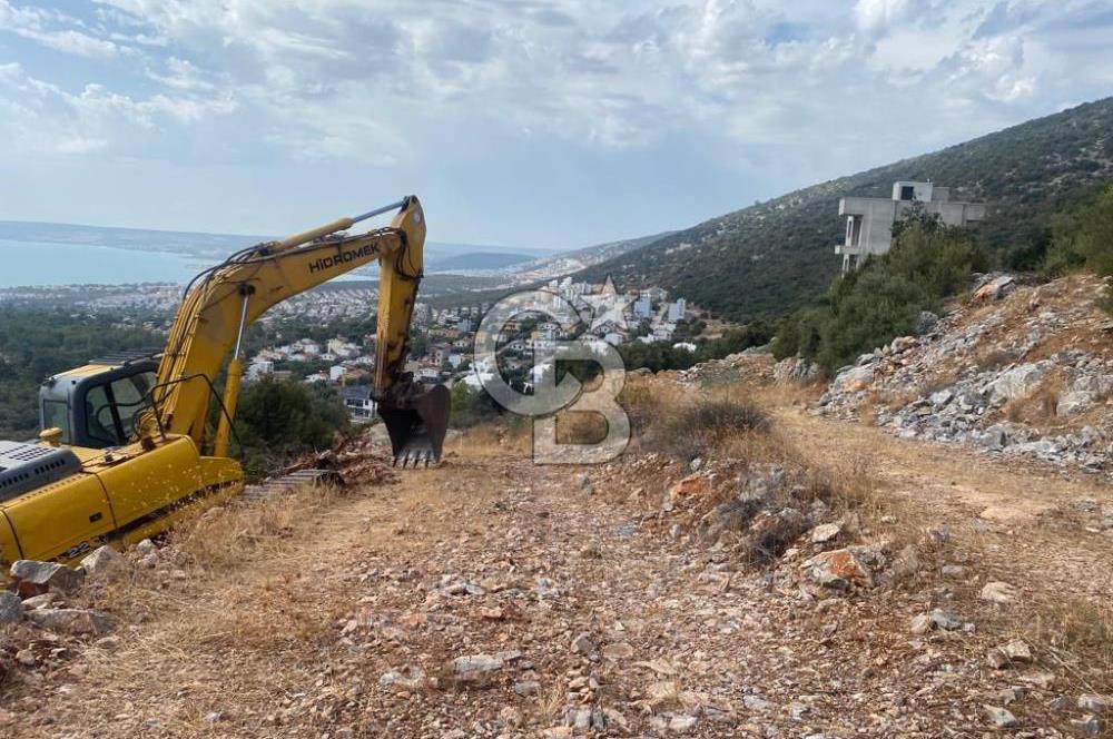 DİDİM AKBÜK'TE DENİZ MANZARALI VİLLA İMARLİ SATILIK ARSA