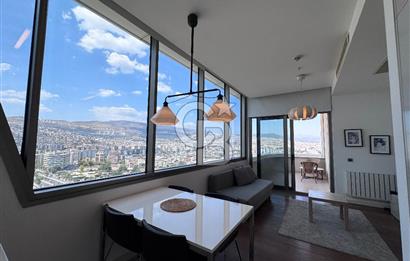FOLKART TOWERS BALKONLU DENİZ MANZARALI SATILIK 1+1 EŞYALI