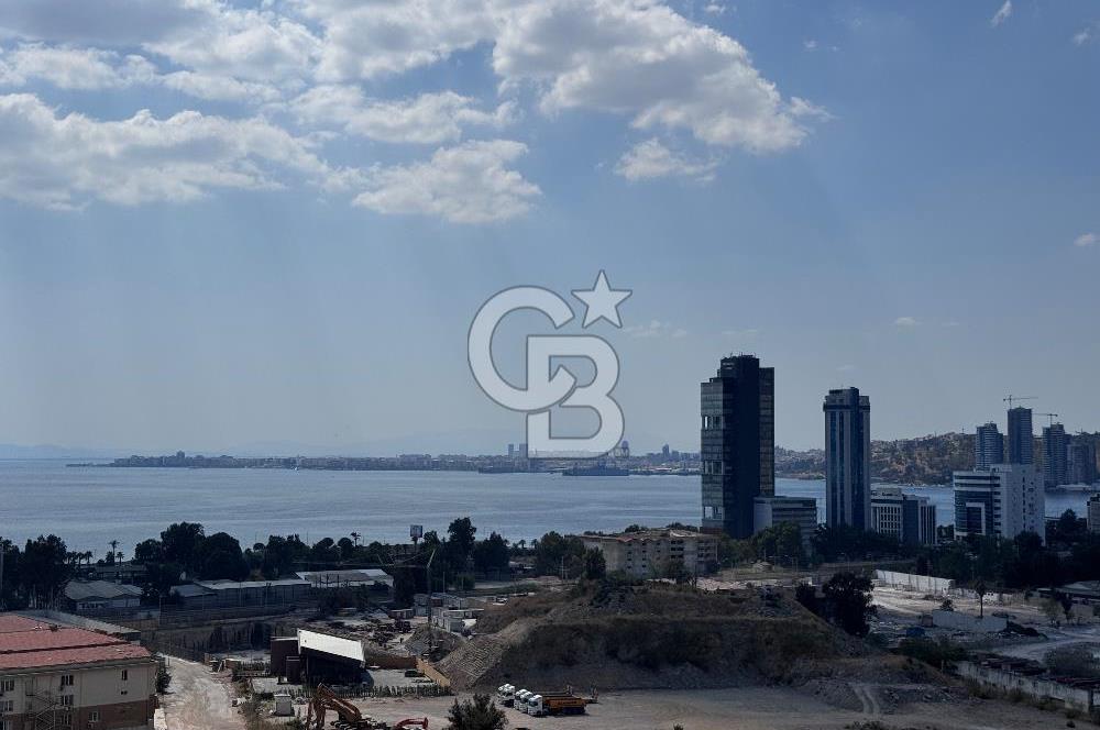 FOLKART TOWERS BALKONLU DENİZ MANZARALI SATILIK 1+1 EŞYALI