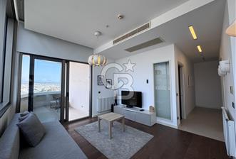 FOLKART TOWERS BALKONLU DENİZ MANZARALI SATILIK 1+1 EŞYALI