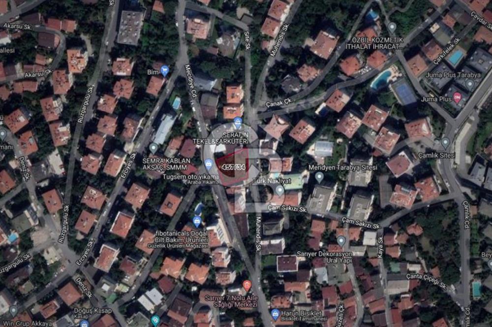 SARIYER TARABYA'DA SATILIK DENİZ MANZARALI İMARLI ARSA