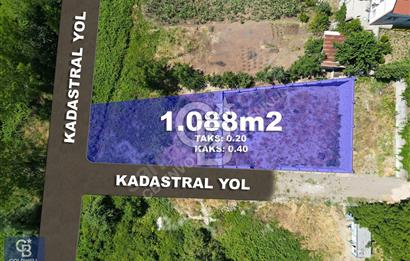 CB ENVOY'dan Bahçecik'te Taş Duvarı Yapılı 1.088m2 İmarlı Arsa