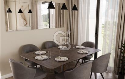 Seyrek Günerli de havuzlu butik sitede satılık 3 + 1 dubleks villa