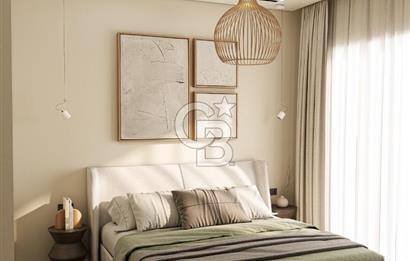 Seyrek Günerli de havuzlu butik sitede satılık 3 + 1 dubleks villa