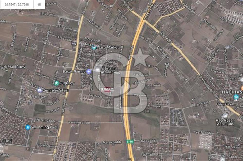 GÖLBAŞI HACILARDA 593 m²  HİSSELİ SATILIK ARSA  