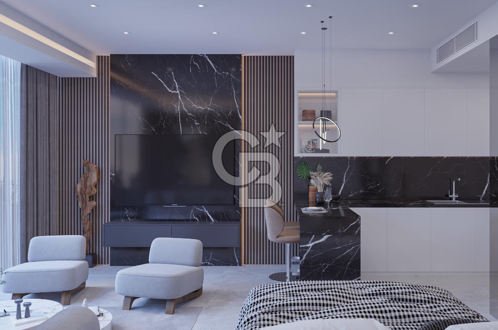 KKTC İskele'nin En İyi Projesi Grand Sapphire Blu'da Ödeme Planlı Satılık Fırsat Stüdyo Daire