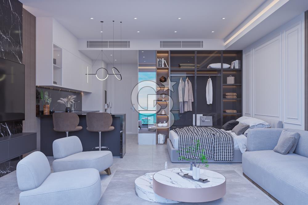 KKTC İskele'nin En İyi Projesi Grand Sapphire Blu'da Ödeme Planlı Satılık Fırsat Stüdyo Daire