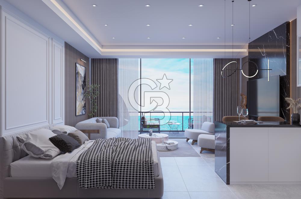 KKTC İskele'nin En İyi Projesi Grand Sapphire Blu'da Ödeme Planlı Satılık Fırsat Stüdyo Daire