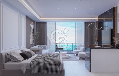 KKTC İskele'nin En İyi Projesi Grand Sapphire Blu'da Ödeme Planlı Satılık Fırsat Stüdyo Daire