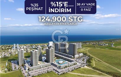 KKTC İskele'nin En İyi Projesi Grand Sapphire Blu'da Ödeme Planlı Satılık Fırsat Stüdyo Daire