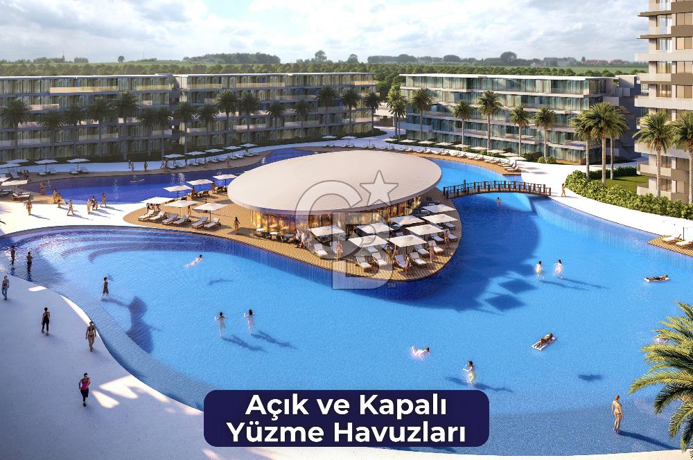 KKTC İskele'nin En İyi Projesi Grand Sapphire Blu'da Ödeme Planlı Satılık Fırsat Stüdyo Daire