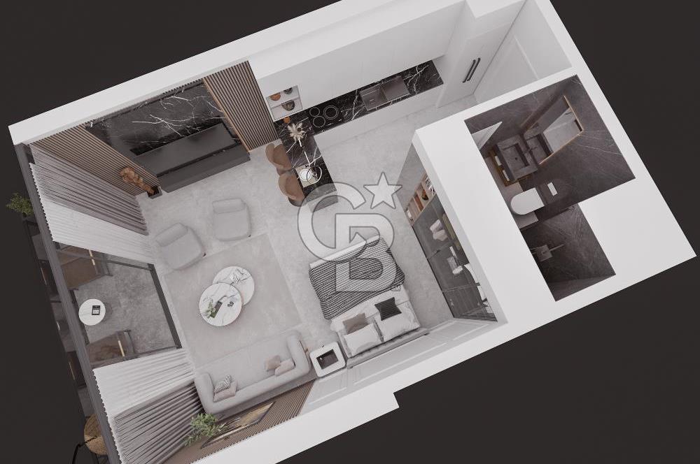 KKTC İskele'nin En İyi Projesi Grand Sapphire Blu'da Ödeme Planlı Satılık Fırsat Stüdyo Daire