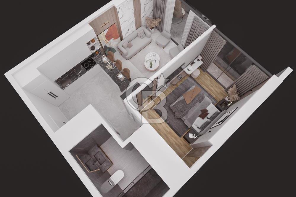 KKTC İskele'nin En İyi Projesi Grand Sapphire Blu'da Ödeme Planlı Satılık Fırsat 1+1 Daire