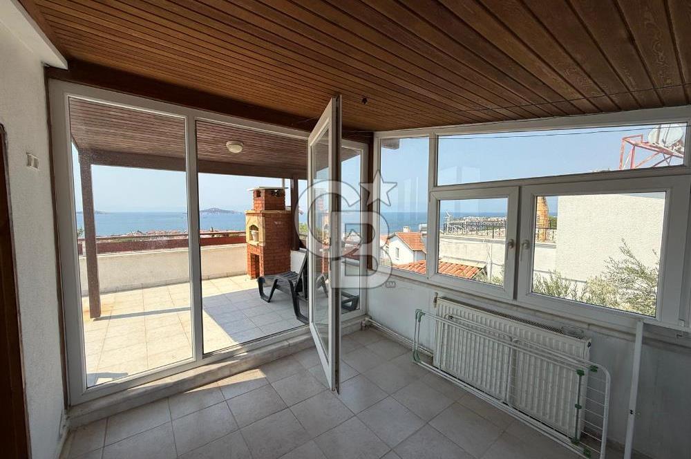 Ayvalık Sahilkentte Deniz Manzaralı Müstakil Villa