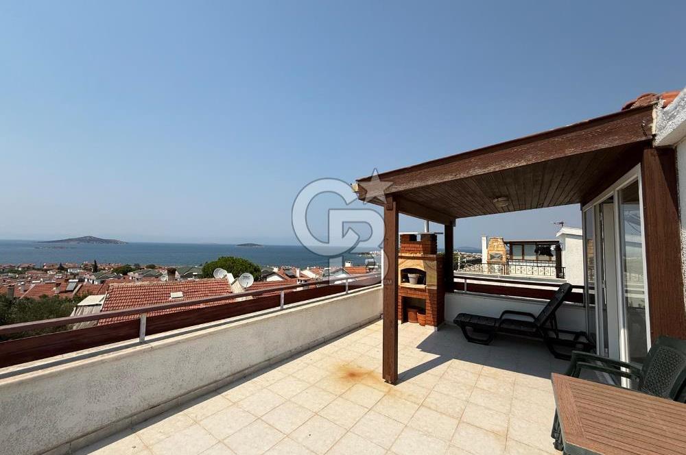Ayvalık Sahilkentte Deniz Manzaralı Müstakil Villa
