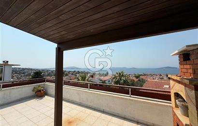 Ayvalık Sahilkentte Deniz Manzaralı Müstakil Villa