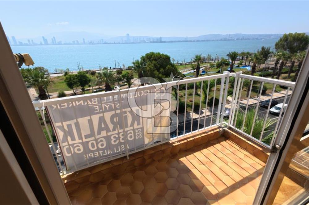 KARSIYAKA ALAYBEY SAHİLİNDE FULL DENİZ MANZARALI 3+1 KİRALIK DAİRE