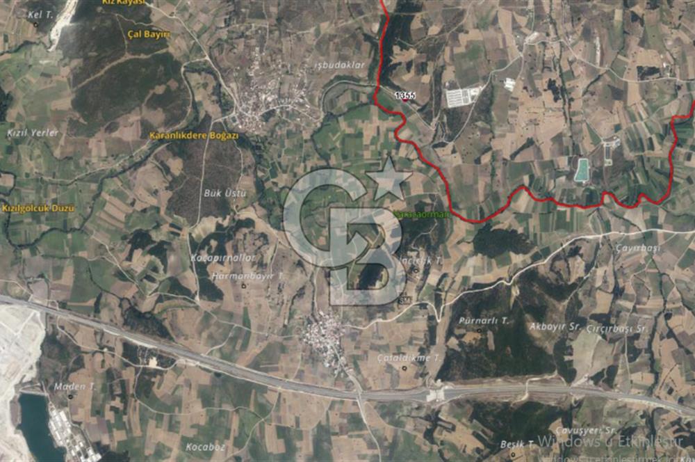 BURSA;MUDANYA,HANÇERLİDE ASFALT'A CEPHE SATILIK TARLA