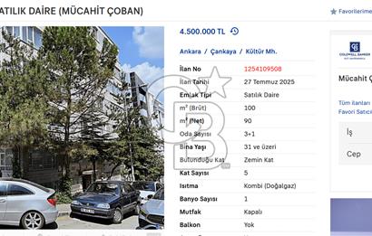 Dr MEDIHA ELDEM SK SATILIK DAİRE (MÜCAHİT ÇOBAN)