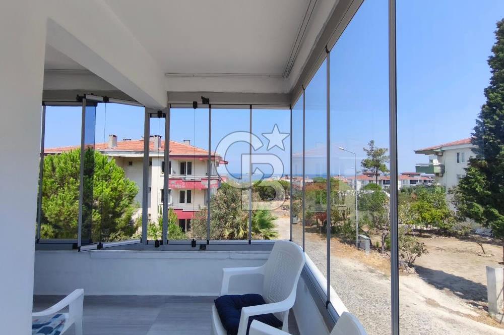 Ayvalık Ali Çetinkaya'da Deniz Manzaralı Satılık 2+1 Daire