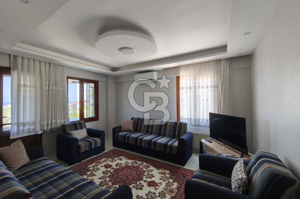 Ayvalık Ali Çetinkaya'da Deniz Manzaralı Satılık 2+1 Daire