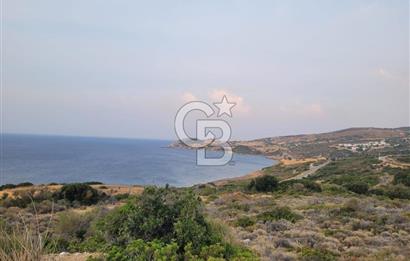 Karaburun Tepeboz da Satılık Full Deniz Manzaralı Tarla